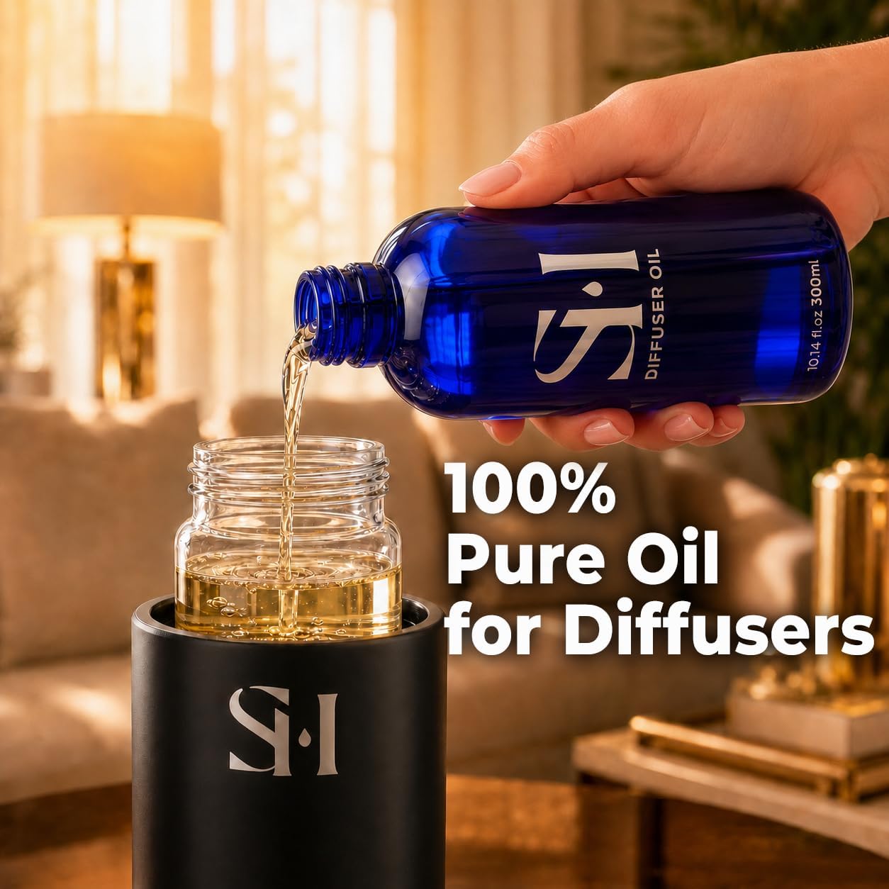 Inspired by 6-Star Hotel Monaco MC01 Hotel Scent Diffuser Oil | 2 Pack of 10.14 Fl Oz (300ml) - Waterless Diffuser Oil Refill & Highly Concentrated Fragrance Oil, Diffuser Oil Scents Luxury