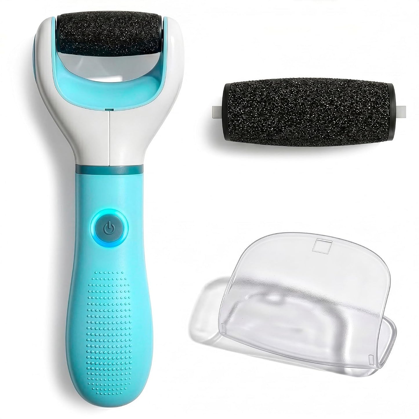 Electric Foot Sander Callus Remover – 3-Speed Foot Sanders for Feet (1800/2200/2800 RPM) with Replaceable Roller | 360° Rotating Head & Precision Control, Easy to Clean – Pedicure Tools for Feet Care