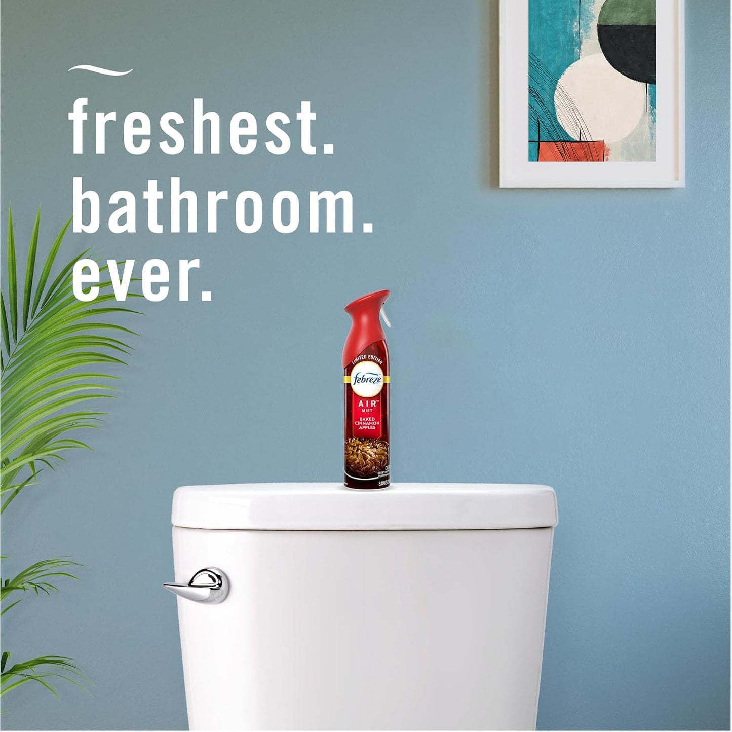 Febreze Air Mist Air Freshener Spray, Odor-Fighting Room Spray for Home, Bathroom, & Kitchen, Holiday Scents, Baked Cinnamon Apples & Cranberry Crumble & Heavy Duty Scents, 8.8oz, 3ct (1 of each)