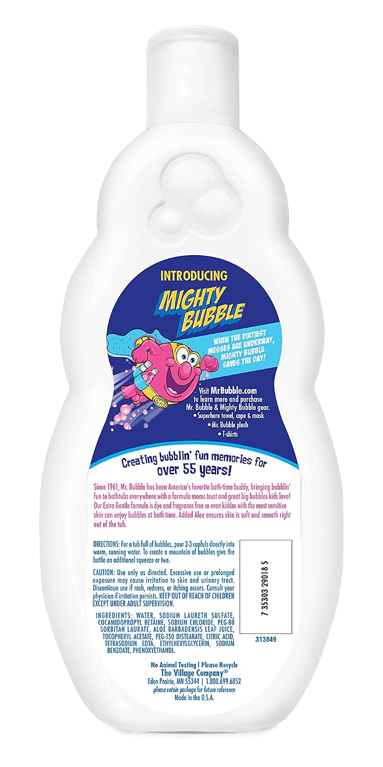 Mr Bubble Bubble Bath Extra Gentle 16 Ounce (473ml)