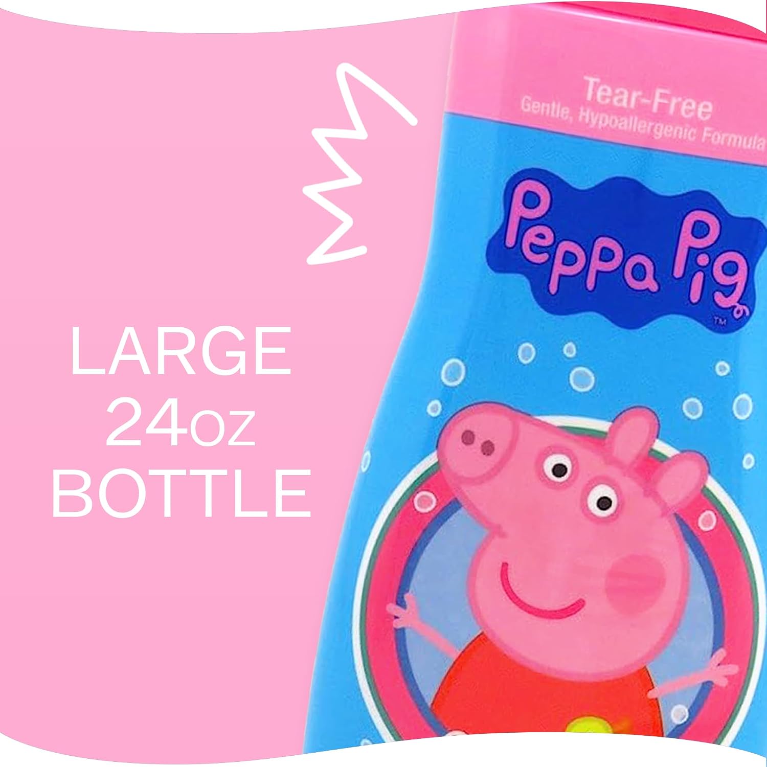Peppa Pig Bubble Bath 24 Ounce Bubble Gum