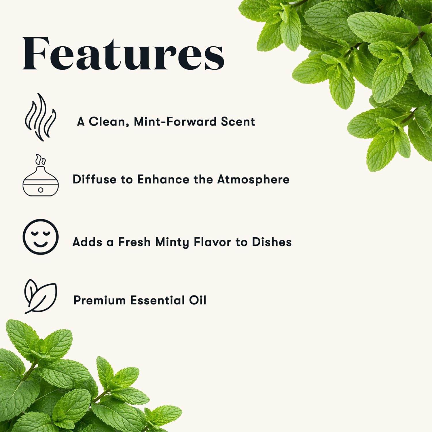Young Living Peppermint Vitality Essential Oil | 5 ml | Refreshing & Invigorating Aroma for Home, Work & Personal Use | Ideal for Aromatherapy, Wellness Routines, & Massage | Vegan & Gluten-Free