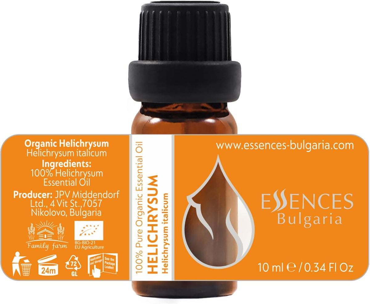 Essences Bulgaria Organic Helichrysum Essential Oil 1/3 Fl Oz