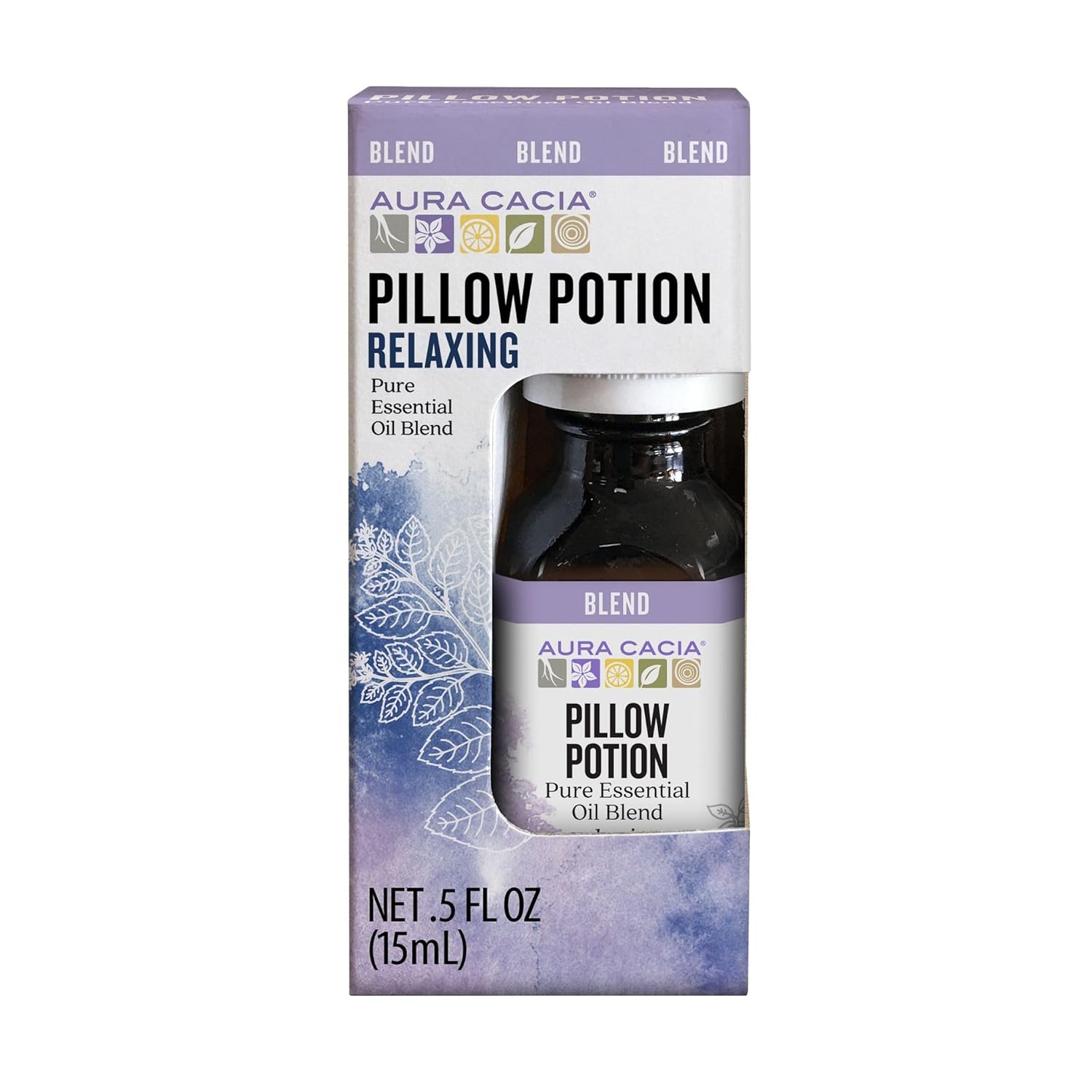 Aura Cacia Essential Oil Calming Pillow Potion, 0.5 Fluid Ounce