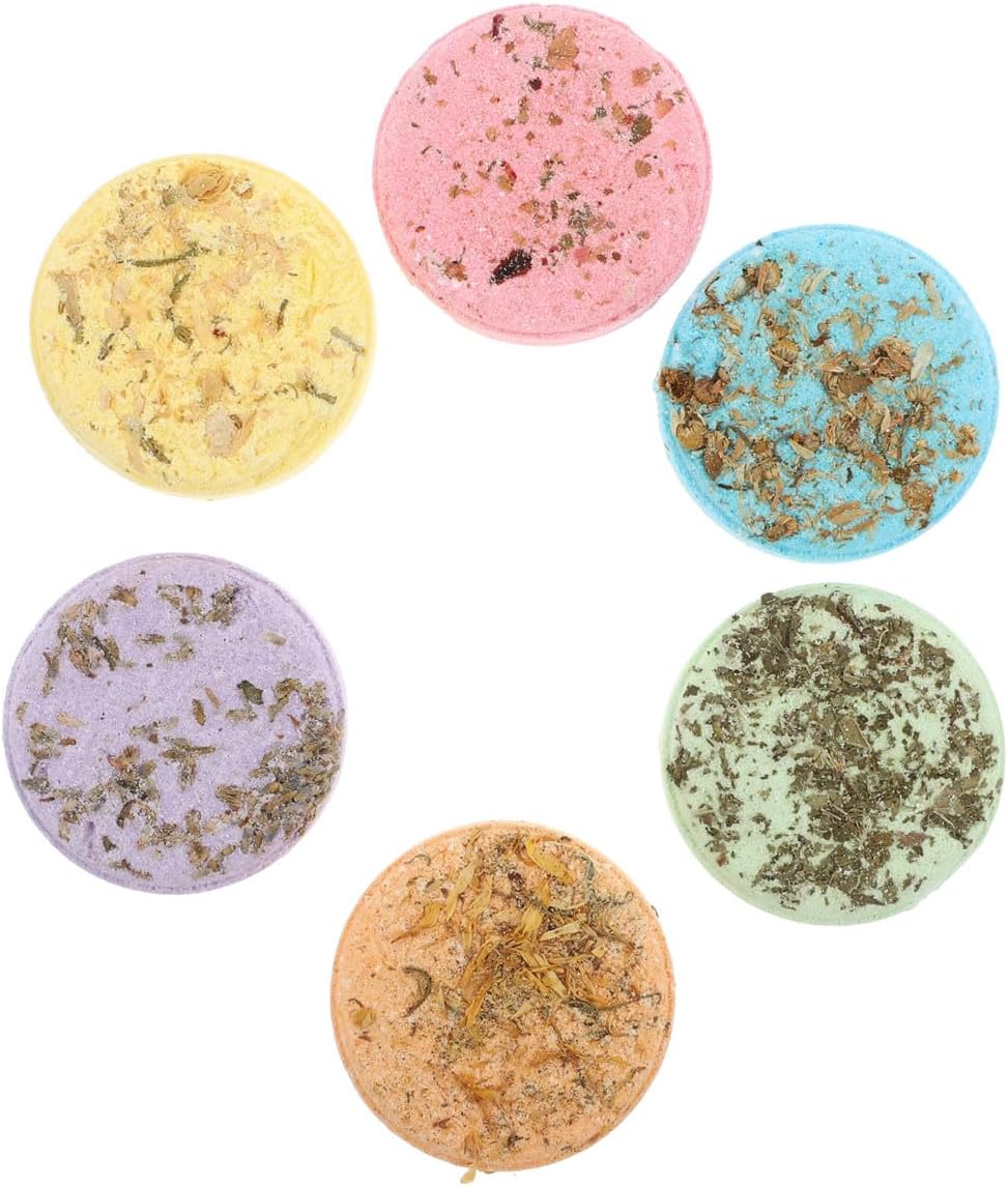 CALLARON 6Pcs Aromatherapy Steam Sheets for Home Bathroom Moisturizing Bathing Pieces Relaxing Shower Steamers Suitable for Skin Types