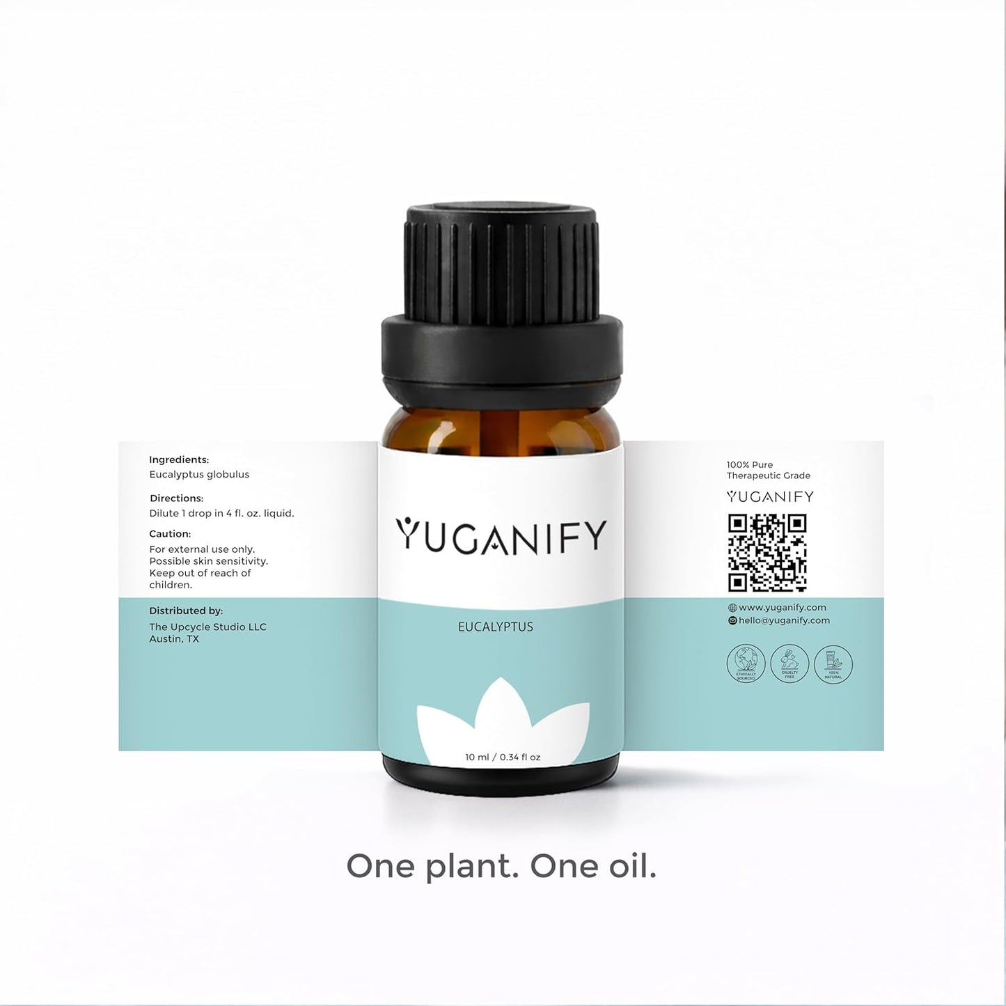 Eucalyptus Essential Oil 10ml – 100% Pure & Steam Distilled – Strong Scent Aromatherapy Oil for Diffuser, Humidifier & Shower, Ideal for Steam Inhalation and Home Freshening