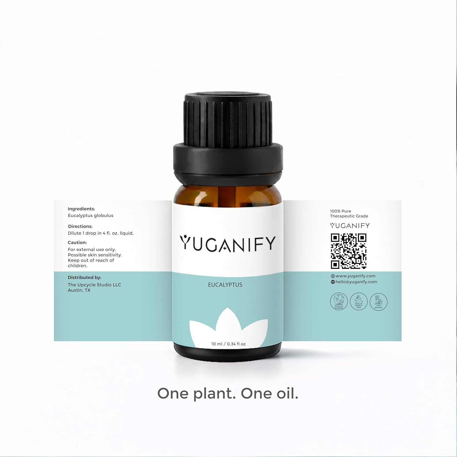 Eucalyptus Essential Oil 10ml – 100% Pure & Steam Distilled – Strong Scent Aromatherapy Oil for Diffuser, Humidifier & Shower, Ideal for Steam Inhalation and Home Freshening