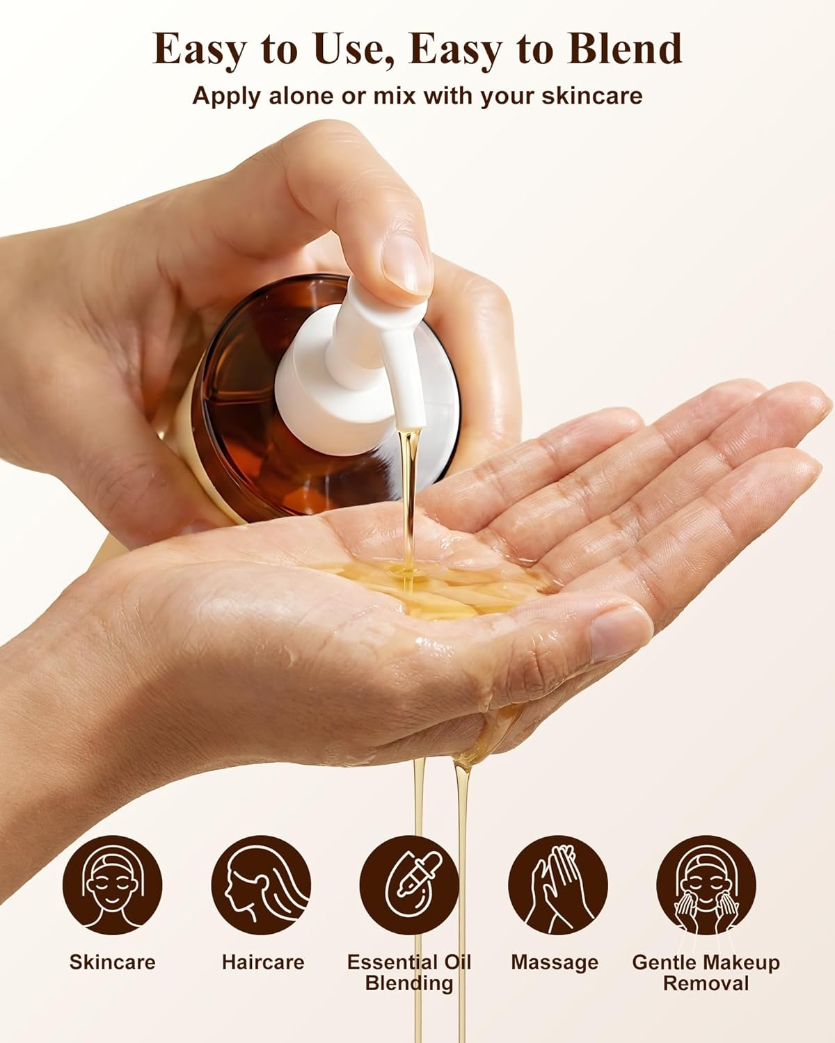 Jojoba Oil Organic Cold Pressed, USDA Certified, 16 fl oz 2 Pack (32 fl oz), 100% Pure Jojoba Carrier Oil for Skin, Hair, Face, Body, Scalp & Nails, Unrefined, Hexane-Free