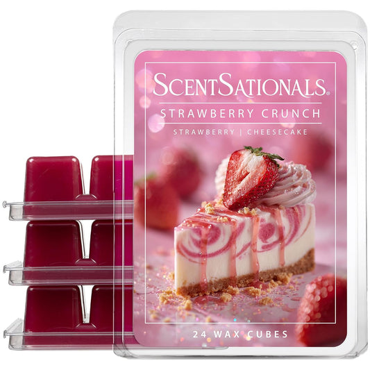 Scentsationals Strawberry Crunch Scented Wax Melts - Strawberries