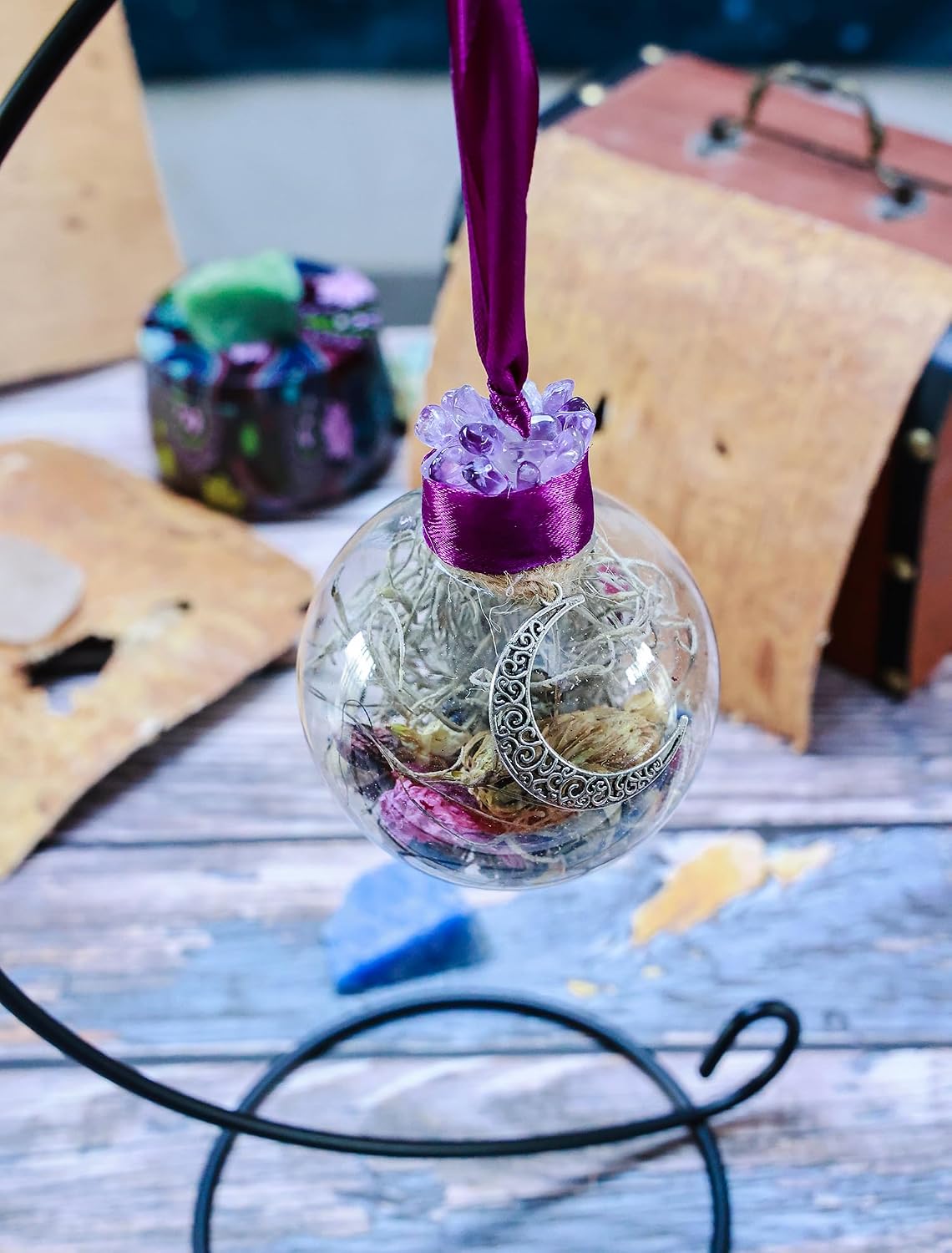 Witches Ball Divination Necromancy Protection Balls Altar Tools Goddess Spell Jar Collection Witches Blessing for Protection from Evil Banish Negative Energy Deflect Psychic Attacks