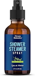 Eucalyptus Shower Steamer Spray 2 fl oz – Aromatherapy Shower Mist with Essential Oils – Eucalyptus Steam Spray for Sauna, Spa, Bathroom & Room – Nexon Botanics