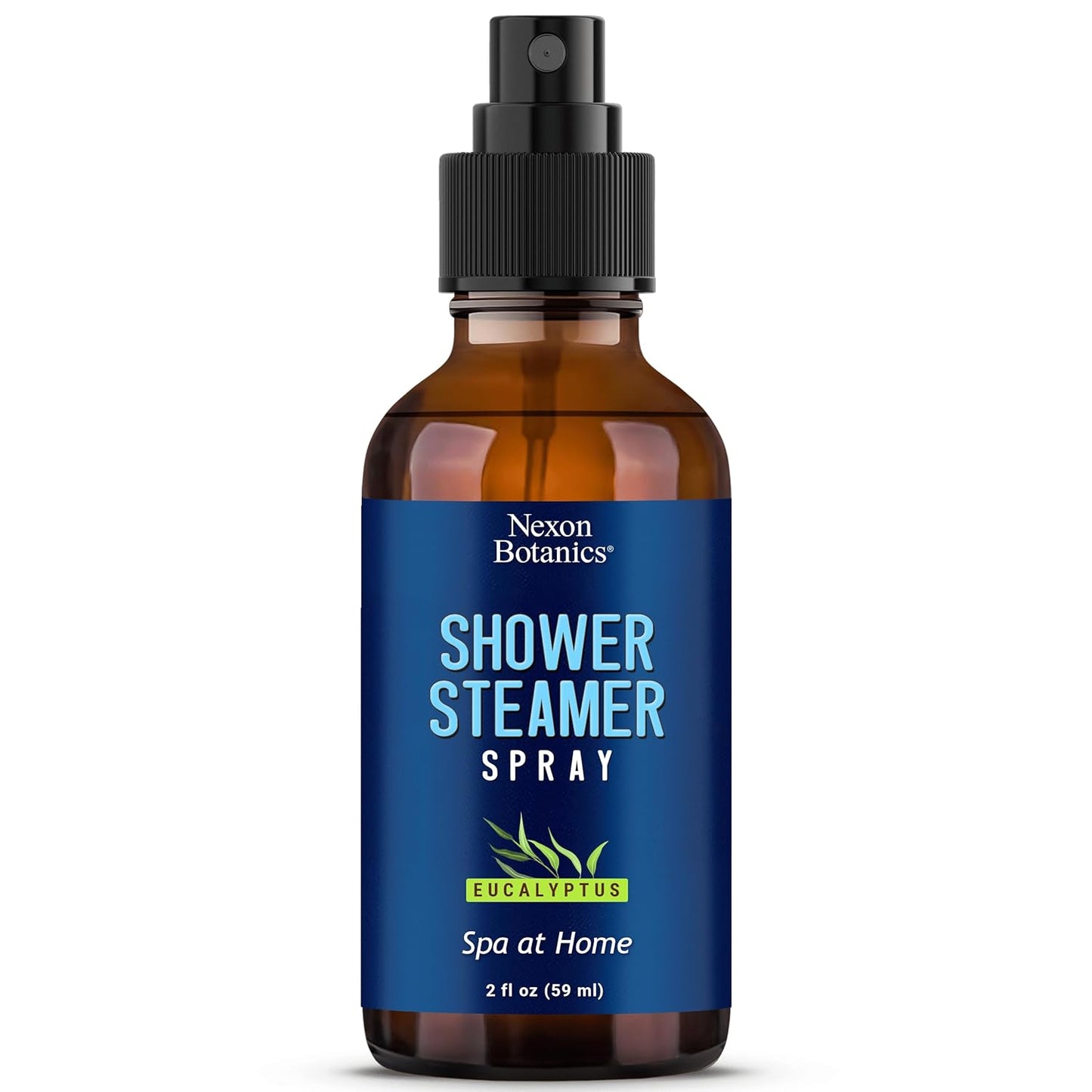 Eucalyptus Shower Steamer Spray 2 fl oz – Aromatherapy Shower Mist with Essential Oils – Eucalyptus Steam Spray for Sauna, Spa, Bathroom & Room – Nexon Botanics