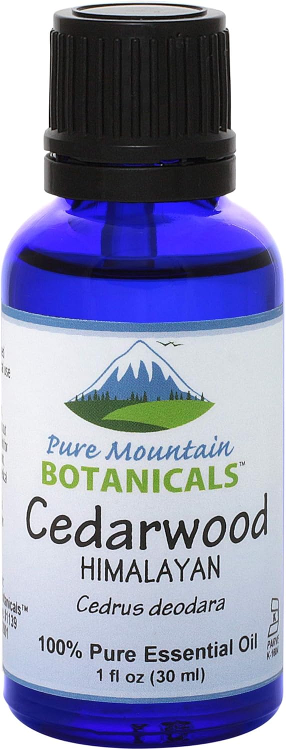 Cedarwood (Cedrus Deodara) Essential Oil - Pure Natural & Kosher - 1 fl oz Bottle