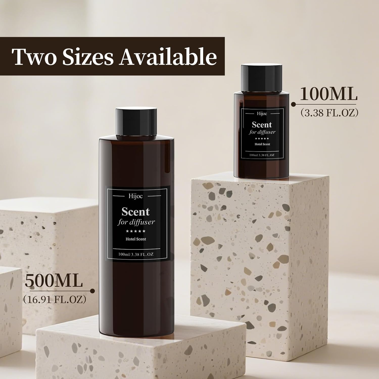 Hotel Style Scent Refill Long Lasting Essential Oil Works with Reed Diffuser,Luxury Aromatherapy Blend Best for Hotel Home Spa,500ml(16.9fl oz)