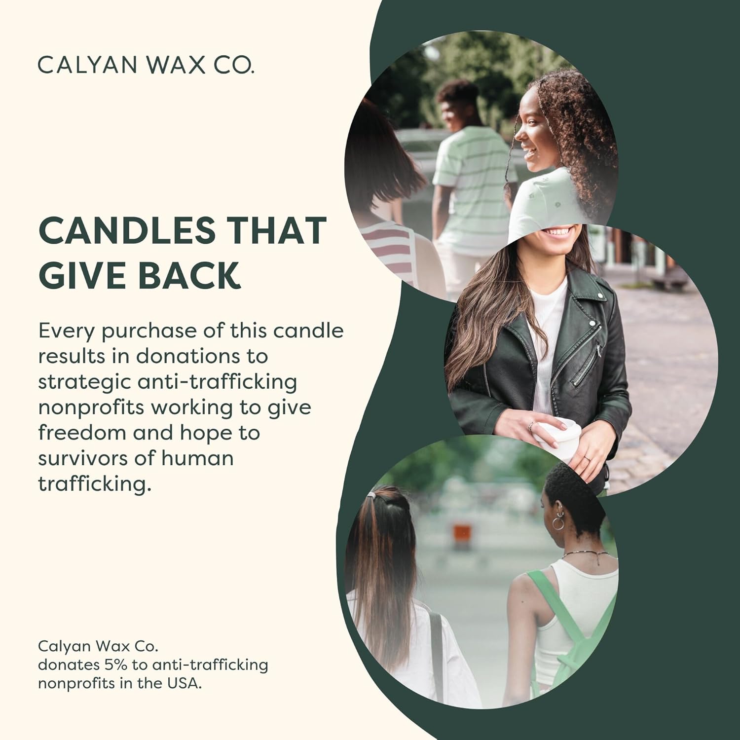 Calyan Wax Co. Seaside & Citrus 3 Wick Scented Candle - 43 Hour Burn - Luxury 3 Wick Soy Candles - Clean Soy Wax Candles - Long Lasting Large Glass Jar Candle for Home - 14.9oz