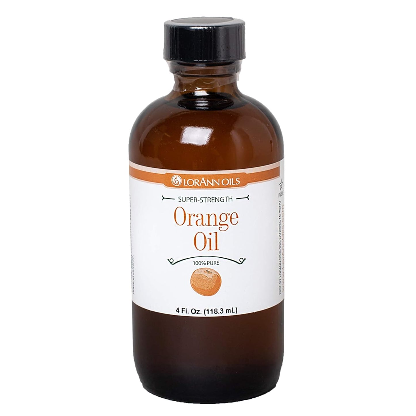 LorAnn Orange Oil SS, Natural Flavor, 4 ounce bottle
