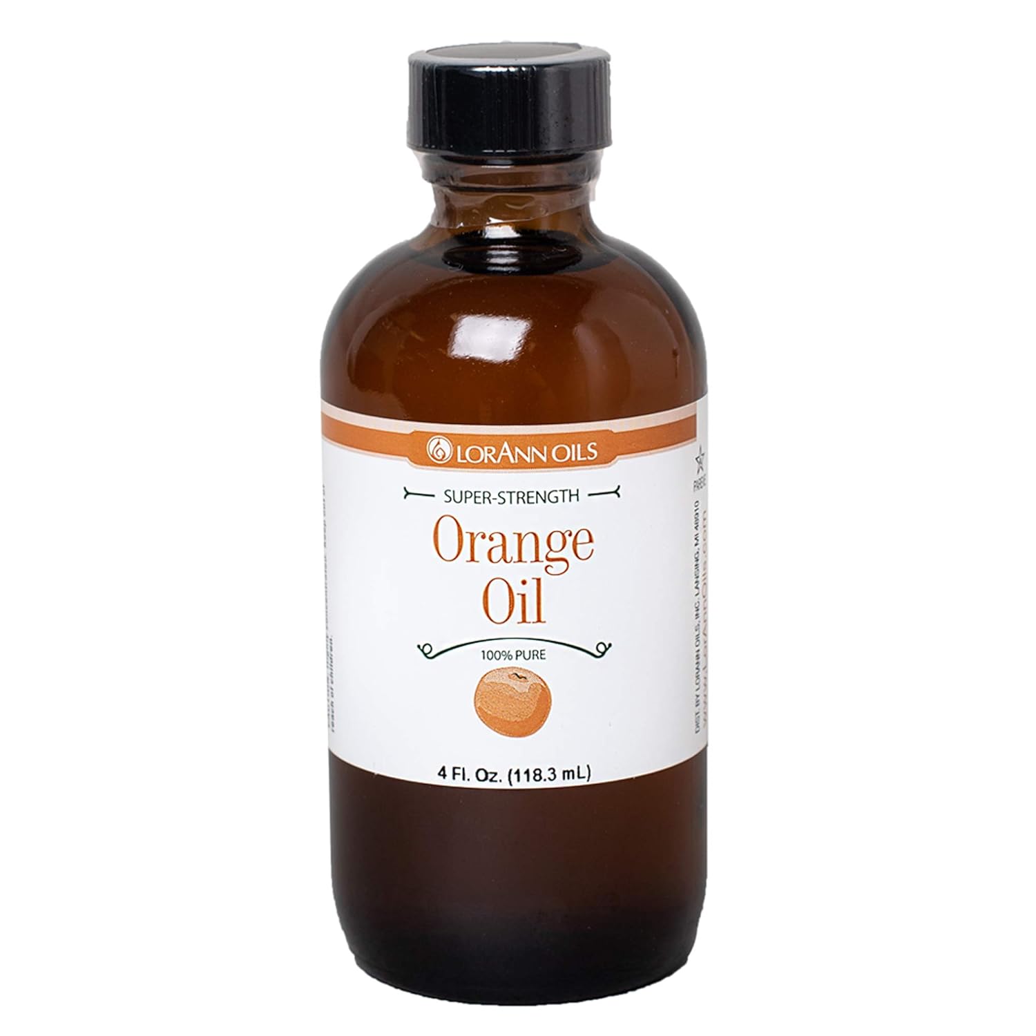 LorAnn Orange Oil SS, Natural Flavor, 4 ounce bottle