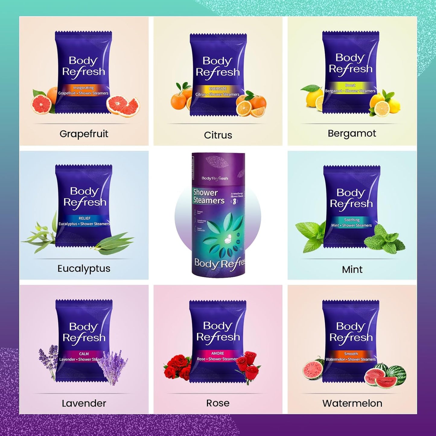 Shower Steamers Aromatherapy 8 Pack - Shower Bombs with Natural Essential Oils, Gifts for Women Mom Wife Men, Birthday Gifts for Women,Self Care, Relaxation, Home Spa, Travel Essentials