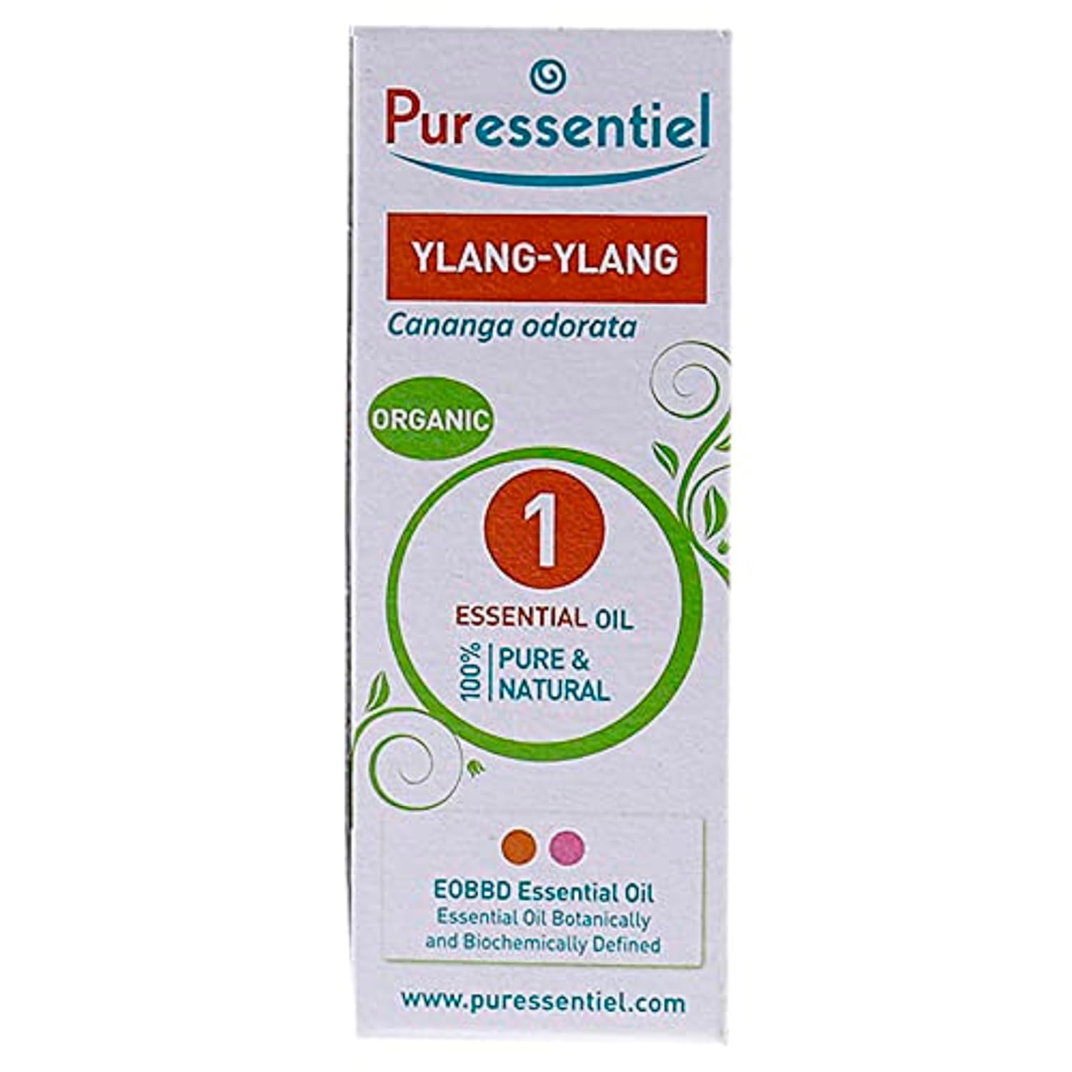 Puressentiel Ylang Ylang Essential Oil, Aromatherapy Stress Calming - 100% Pure, Organic & Natural - Therapeutic Grade, Premium & Certified Quality - Made in France – 0.17 fl oz
