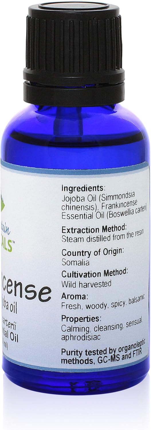 Frankincense (Boswellia Carterii) Essential Oil Blend - Pure Natural & Kosher - 1 fl oz Bottle