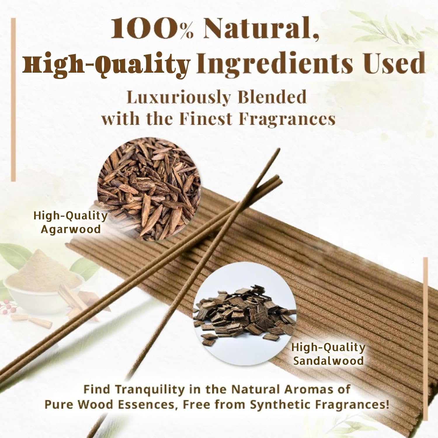 Hasegawa Japanese Low Smoke Incense Stick | A Blend Aloeswood and Sandalwood | 30-Minute Burn Time, 100g
