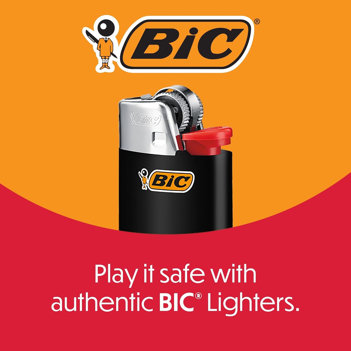 BIC Special Edition Skulls Series Maxi Pocket Lighters, Great for Lighting Candles, Set of 8 Lighters