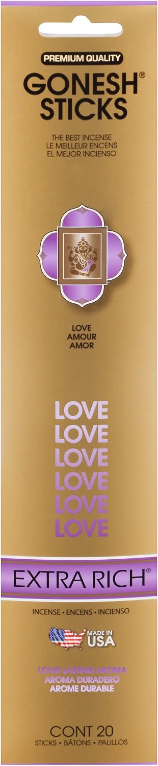 Gonesh GOXRLO Extra Rich Collection Love Incense Sticks