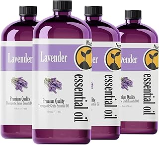 Natures-Star Pure Lavender Essential Oil Therapeutic Grade for Relaxation & Aromatherapy (4 Pack)