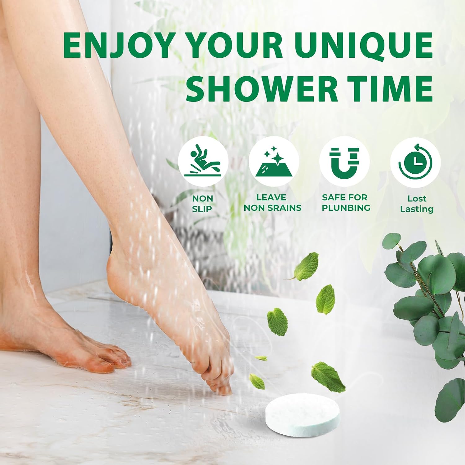 Shower Steamers Aromatherapy 18 Pack, Menthol & Eucalyptus Shower Bombs with Natural Essential Oils, Birthday Gifts for Women Men, Teacher Appreciation Gifts for Wife