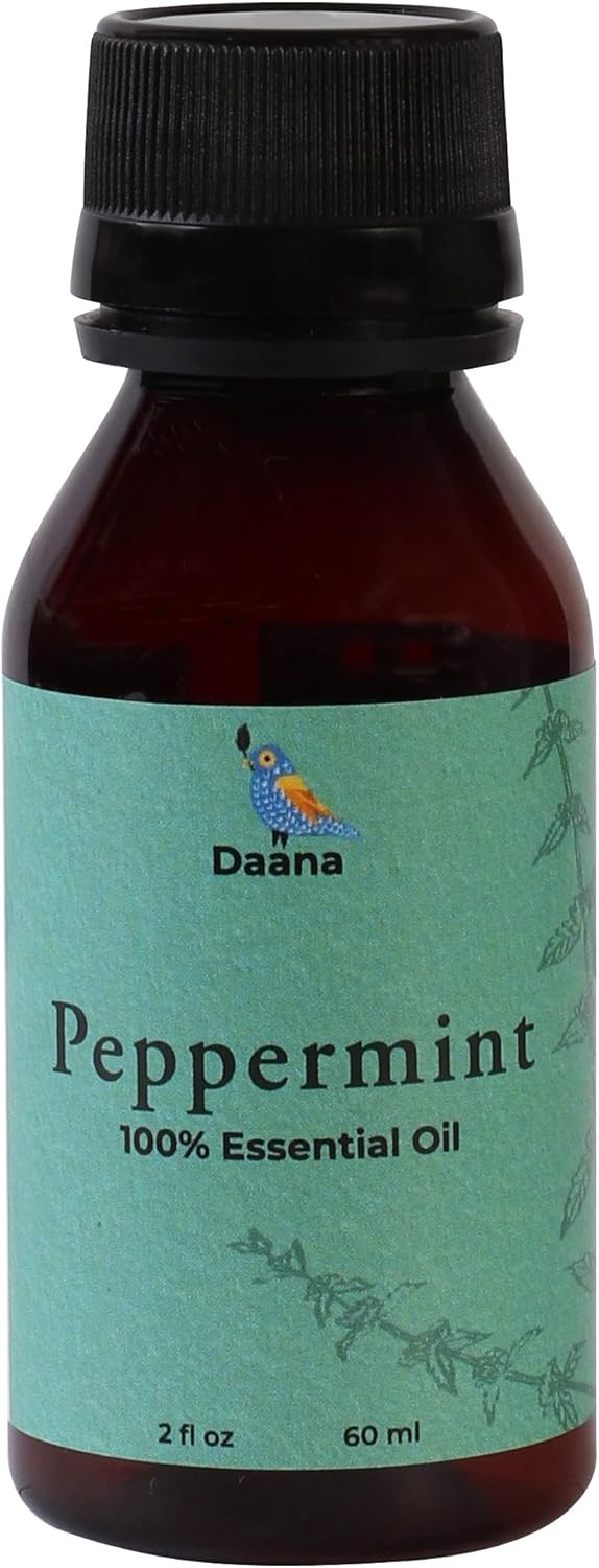 DAANA Peppermint Essential Oil : Pure, Undiluted (2 Fl Oz)