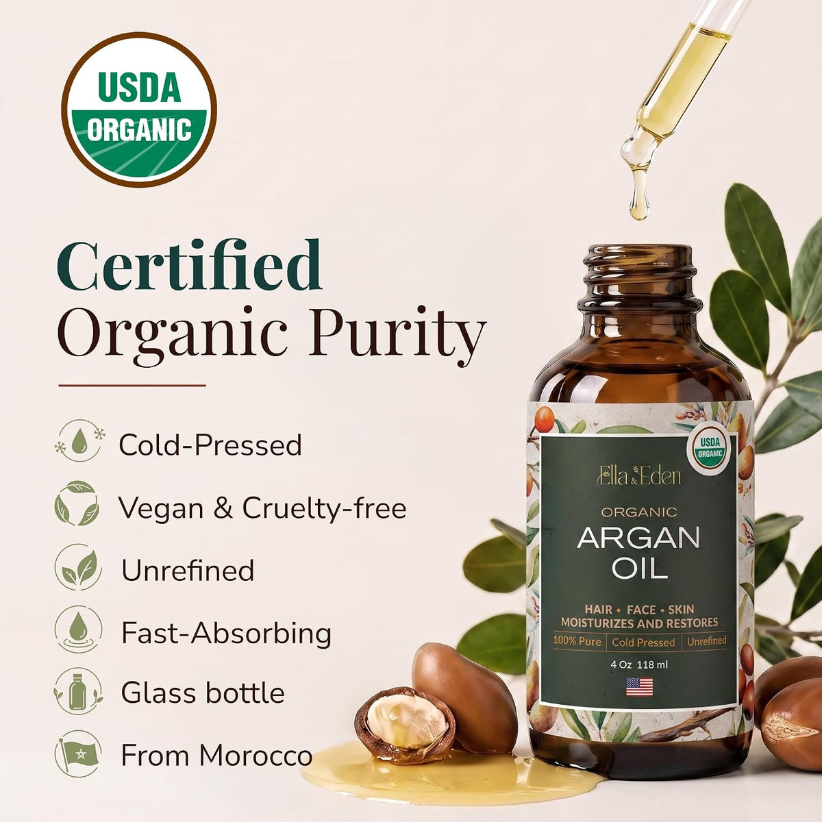 Organic Argan Oil for Hair