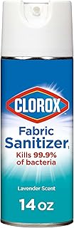 Clorox Fabric Sanitizer Aerosol Spray, Lavender Scent 14 Ounces