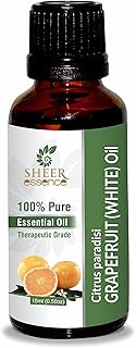 Grapefruit White Oil (Citrus Paradisi) Essential Oil 100% Pure Natural Undiluted Uncut Therapeutic Grade Oil 1.01 Fl.OZ