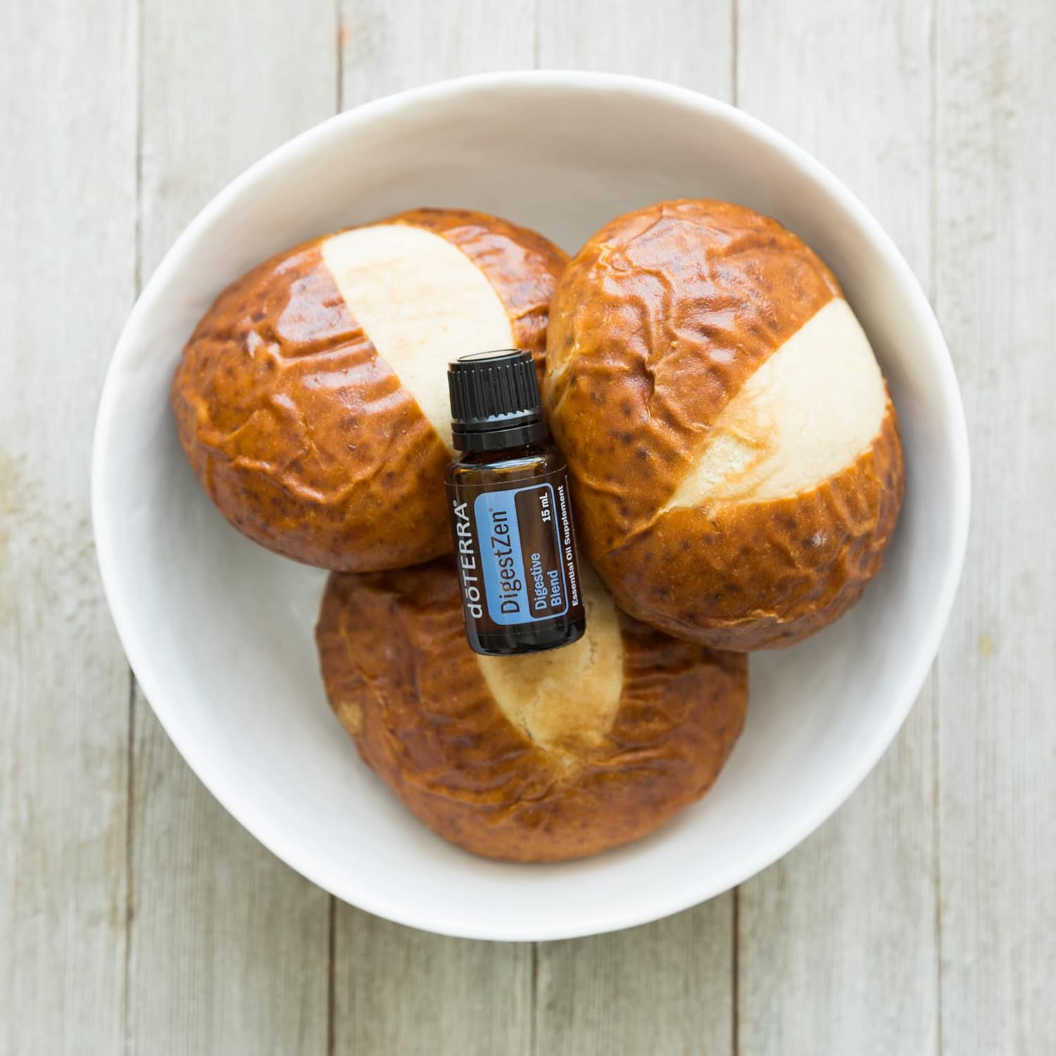 doTERRA DigestZen 15ml - Pure Essential Oil Digestive Blend with Peppermint, Ginger and Other Natural Oils to Help Reduce Gas, Indigestion and Upset Stomach