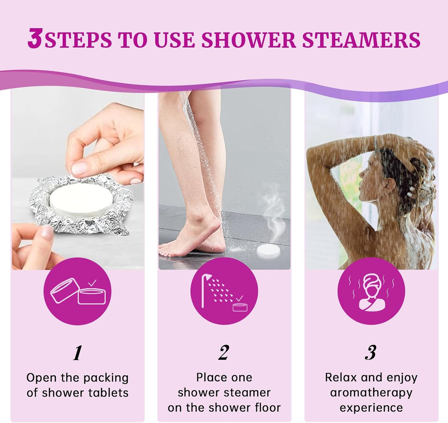 18-Pack Shower Steamers Aromatherapy, Self Care Gifts for Women Men, 6 Scented Organic Shower Bombs with Natural Essential Oils Relaxation Home SPA, Fathers Day Spa Gifts, Appreciation Gifts