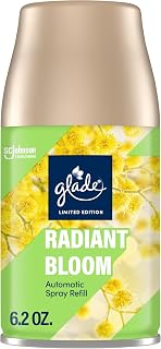Glade Automatic Spray Refill, Radiant Bloom, Scented Air Freshener for Home and Bathroom, 6.2 Oz