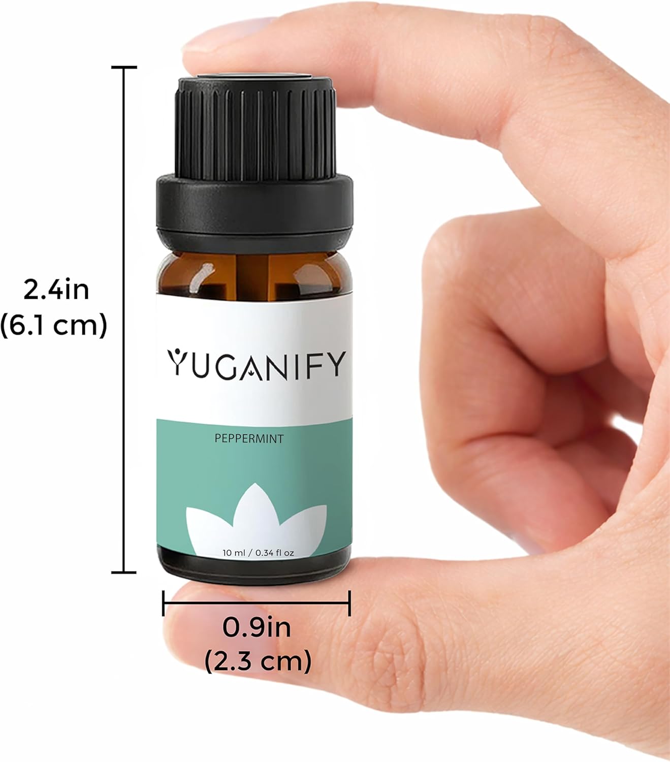 Peppermint Essential Oil – 100% Pure Undiluted Mentha Piperita – Natural Aromatherapy for Diffuser, Hair, Scalp & DIY Blends – Steam Distilled – 10 mL