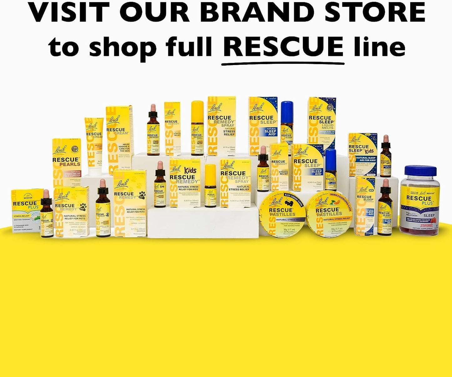 Bach RESCUE REMEDY Spray 7mL, Natural Stress Relief, Homeopathic Flower Essence, Vegan, Gluten and Sugar-Free, Non-Habit Forming