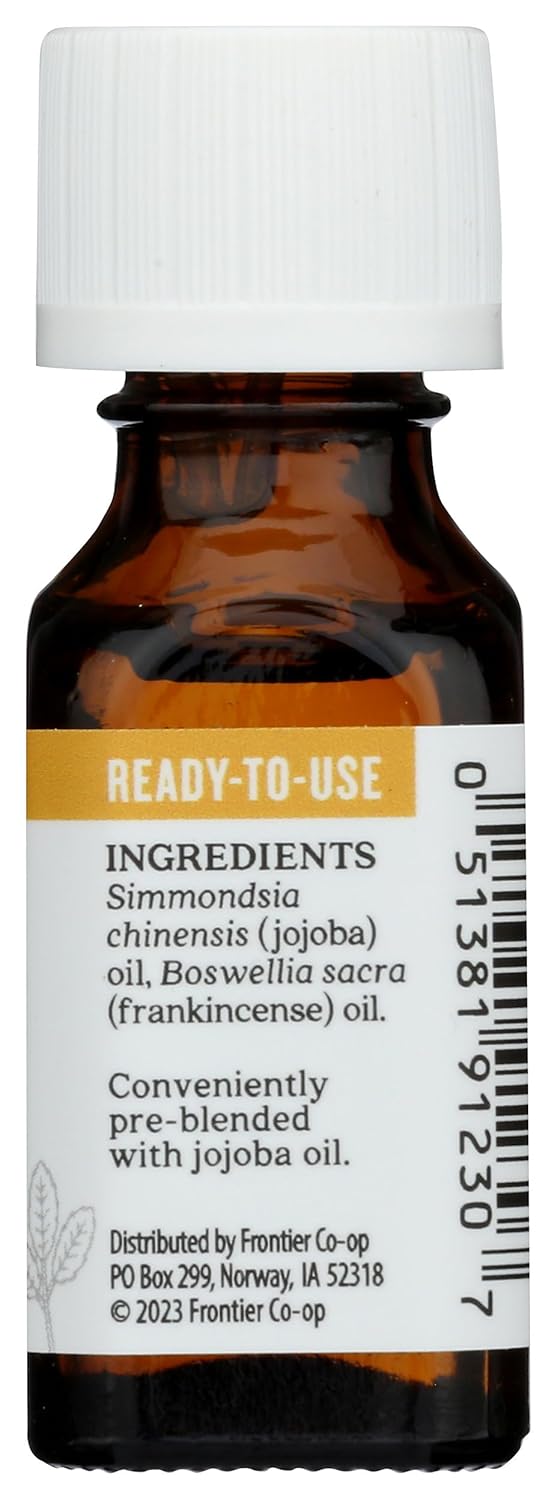 Aura Cacia Frankincense In Jojoba Oil, 0.5 FZ