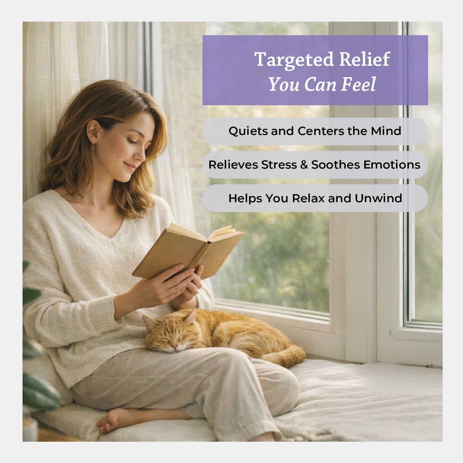Silk Road Organic Restful Ease Essential Oil Sleep & Stress Blend Roll On - 100% Pure USDA Certified with Indian Sandalwood - Stress Ease Aromatherapy & Calming Relaxation - 10 ml Roller