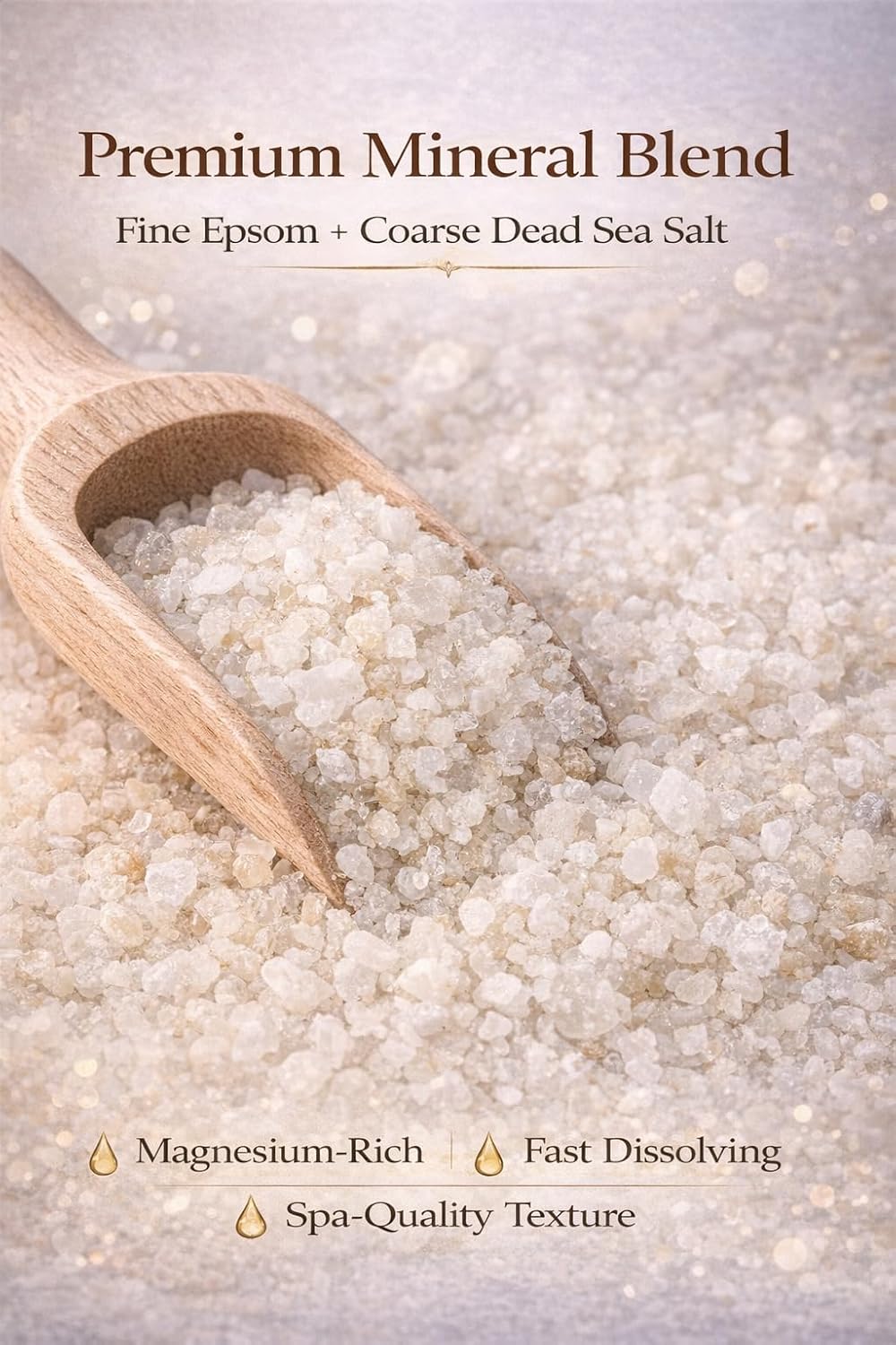 Bath Salts for Women Relaxing – Magnesium Bath Soak with Epsom Salts for Bath & Dead Sea Salt – Aromatherapy Citrus Bath Salts with Orange Lemon Grapefruit – Relaxing Spa Bath Soak – 1 lb