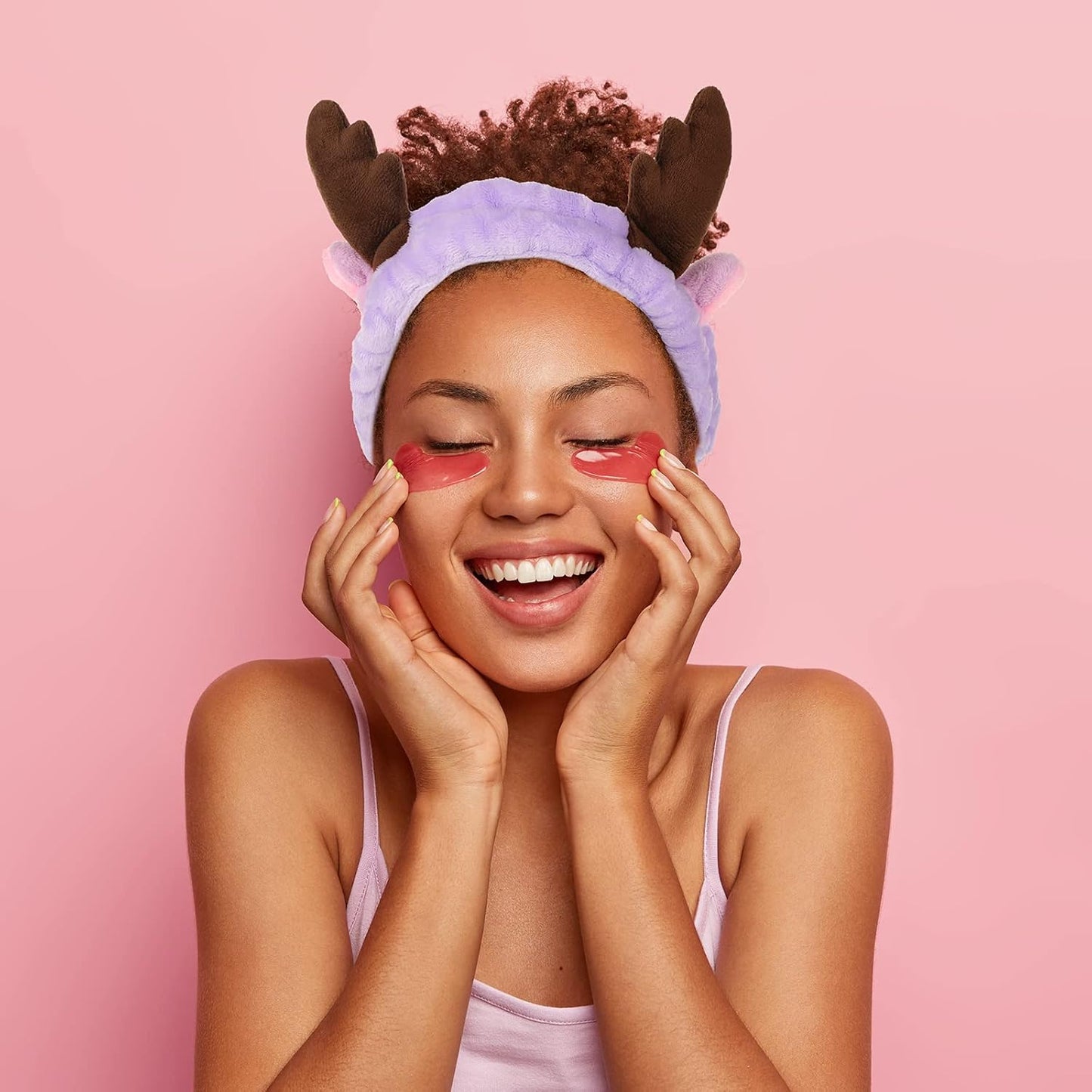 Jutom 6 Pcs Animal Headbands Bulk Cute Ear Skincare Headband for Women Lovely Hair Band for Washing Makeup Face Gift Elastic Cosmetic Head Wrap, 6 Styles