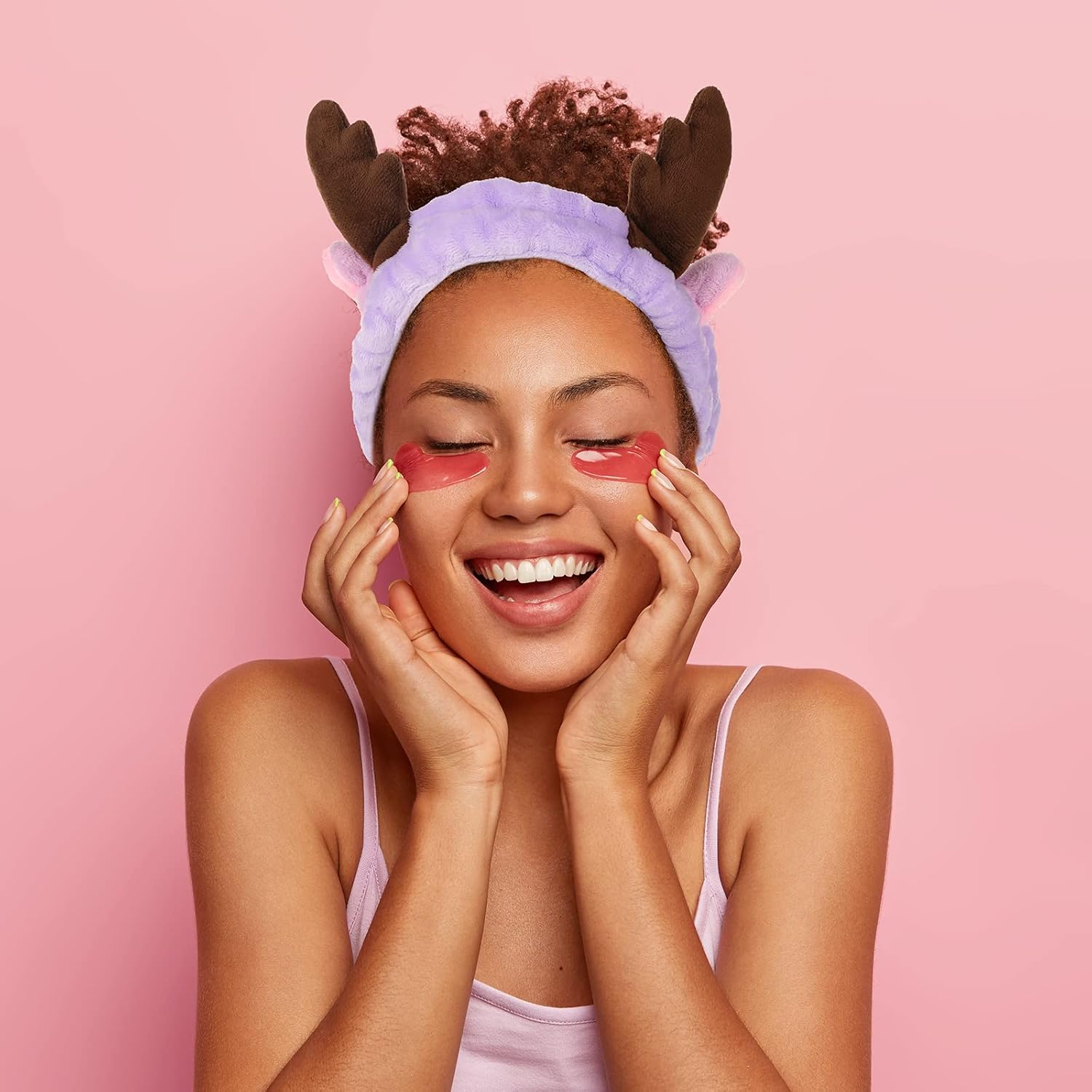 Jutom 6 Pcs Animal Headbands Bulk Cute Ear Skincare Headband for Women Lovely Hair Band for Washing Makeup Face Gift Elastic Cosmetic Head Wrap, 6 Styles