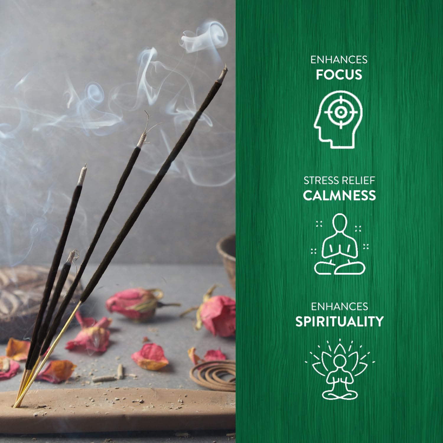 Hem Coconut Incense Sticks (120 Sticks, 6 Boxes Inside) - 9 Inches Long, 20g per Box - Perfect for Meditation, Rituals & Cleansing
