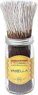Wild Berry Incense Sticks - Vanilla - Warm Vanilla Bean and Bourbon Scent - Hand Dipped in The USA (100 Count)