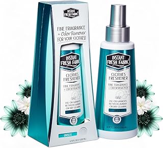 Fabric Freshener Spray & Deodorizer Odor Eliminator - Works Instantly with Noxban™ - Eco-Friendly Fabric Refresher & Odor Neutralizer - Safe for Garments, Linens, Bedding - Unisex