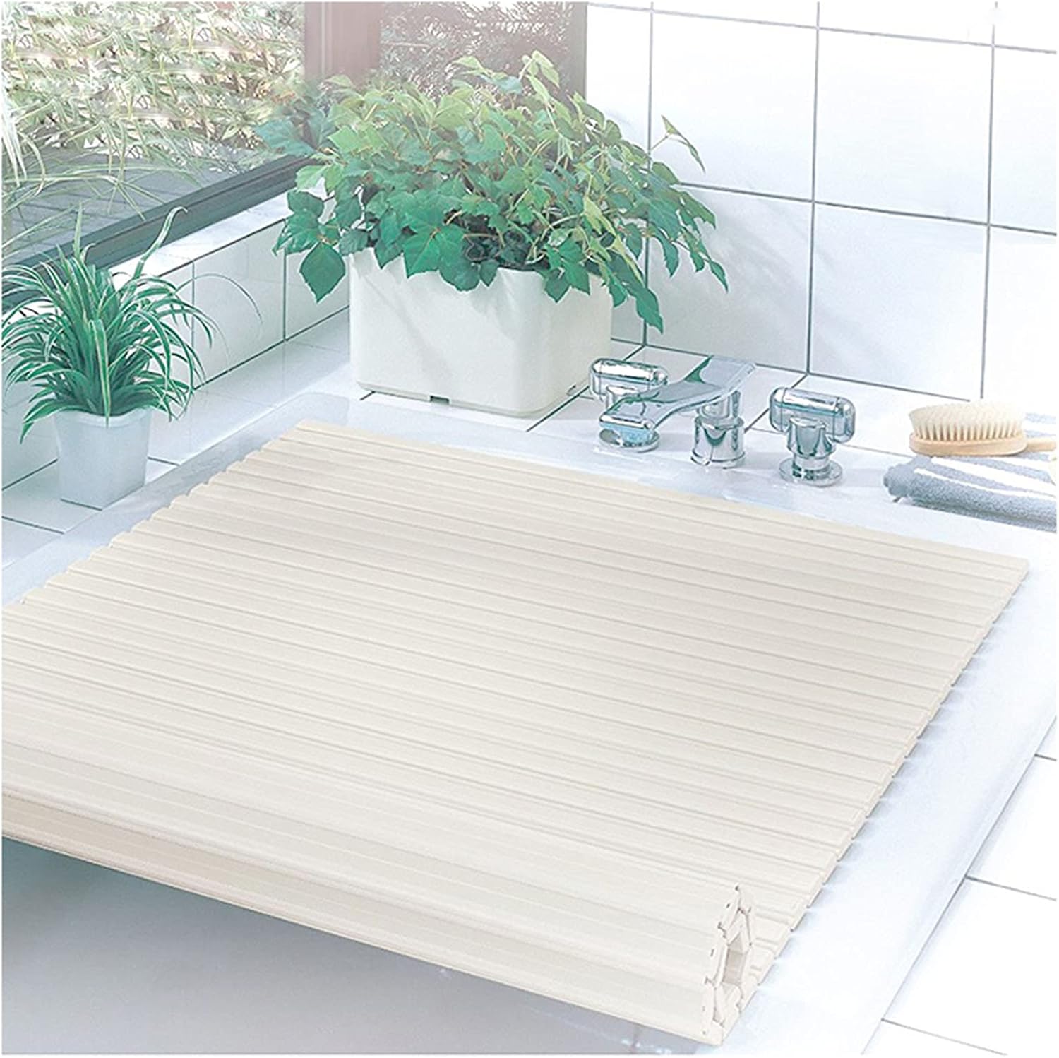 Bath Caddy Non-Slip Rack Bathtub Cover Folding Bath Tray Dust-Proof Cover Insulation Board Storage Shelf Phone Slot and Book Rest Tablet Stand (70x140cm)