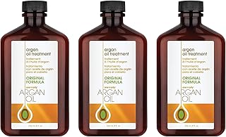 One 'N Only Argan Oil Hair Treatment - Lightweight & Hydrating Hair Oil for Natural, Wigs & Extensions - Shine Enhancing, Heat Protectant & Frizz Control (8 oz, 3pk)