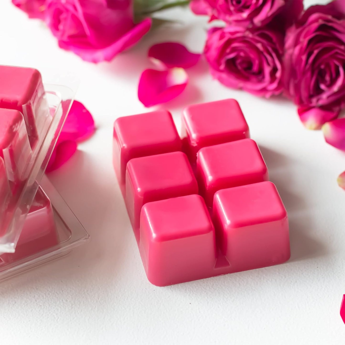 Mother's Day Gift Rose Valley Scented Wax Melts Clashell | Floral Wax Cubes Rose + Lily + Carnation + Peppercorn | Gift Mom - 3 oz.