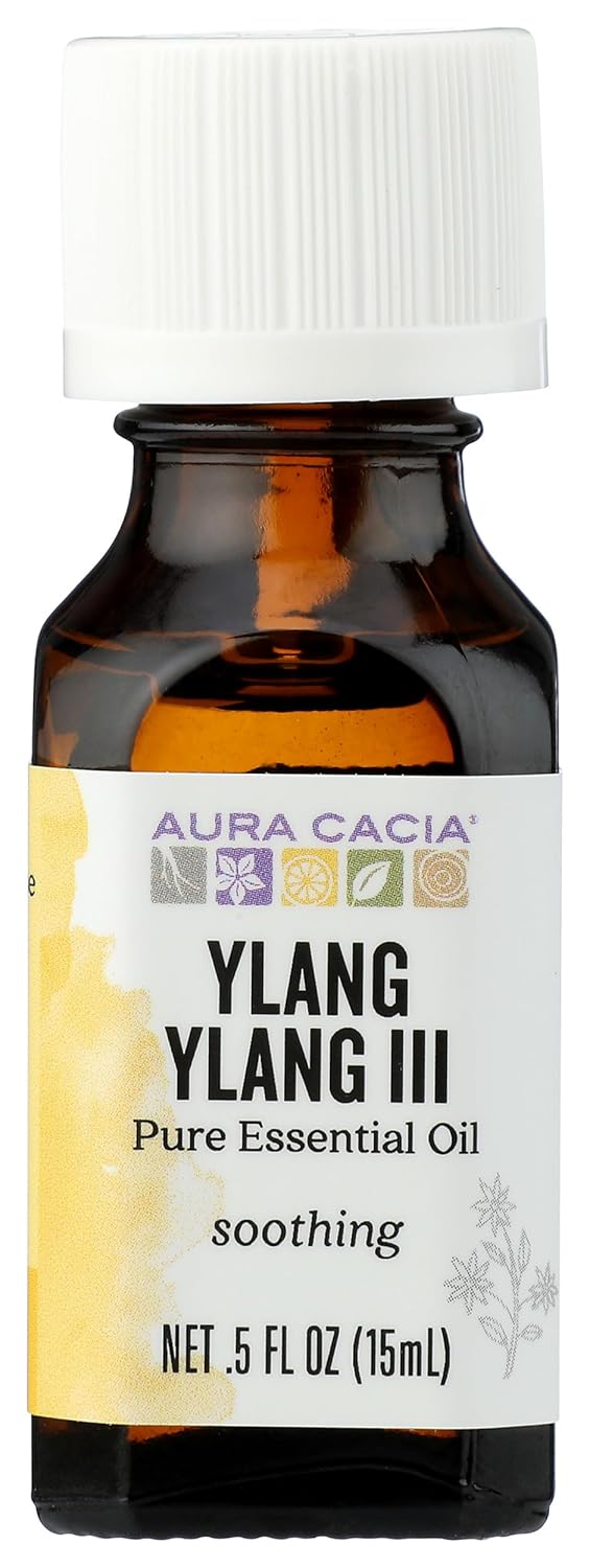 Aura Cacia Ylang Ylang Essential Oil, 0.5 FZ